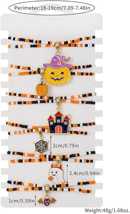Heishi Surfer Clay Bead Bracelets Set - Image 5