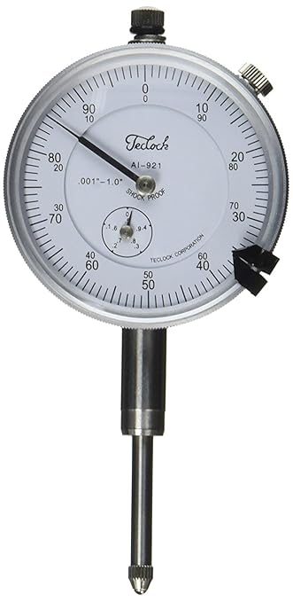 TECLOCK 4409-1001 Teclock Dial Indicator, 0-1"