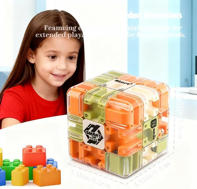 Maze Ball Puzzle for Adults, Immersive 3D Labyrinth Cube for Logic & Focus - Image 4