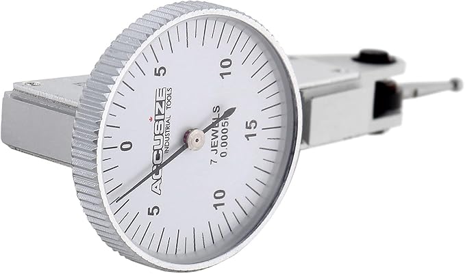 Accusize Industrial Tools 0.03'' x 0.0005'' Dial Test Indicator in Fitted Box, P900-S108