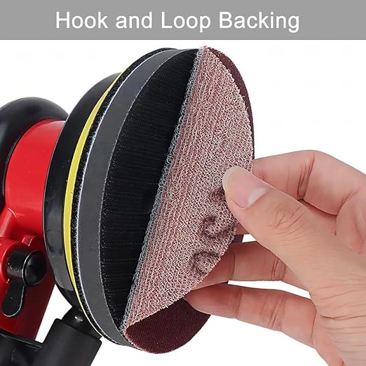 6 Inch 50 Pcs Wet Dry Sanding Discs Hook and Loop, 1500 Grit Sandpaper Automotive Wood Metal Polishing & Sanding, Silicon Carbide Sand Paper for Random Orbital Sander (Grit 1500)