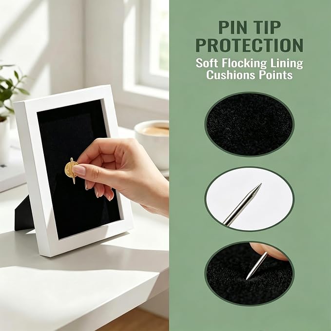 Enamel Pin Display Case, Pin Collection Display - Image 5