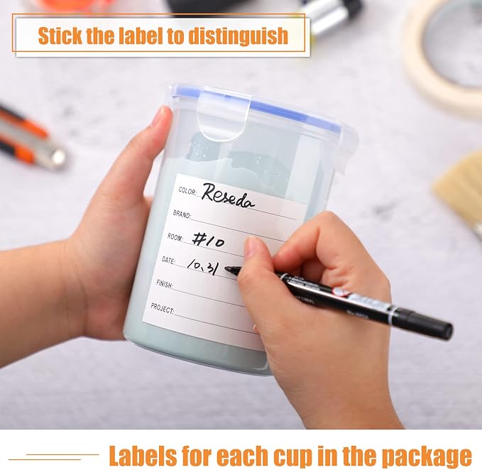 Remerry 8 Sets Paint Container - Image 4