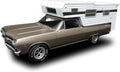 AMT 1965 Chevy El Camino w/Camper 1:25 Scale Model Kit by AMT