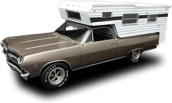 AMT 1965 Chevy El Camino w/Camper 1:25 Scale Model Kit by AMT