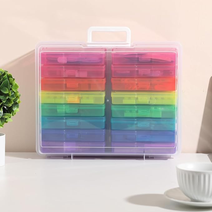 novelinks Photo Storage Box and 16 Inner 4" x 6" Photo Storage Containers | - Image 6