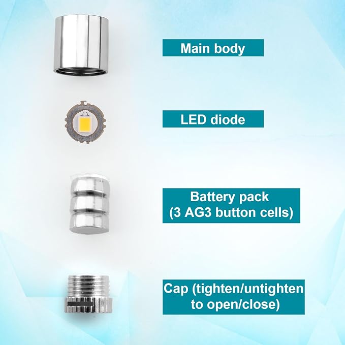 30pcs Micro Mini LED Lights, Cold White Small LED Lights - Image 3