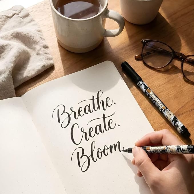 Benepisyo Black Calligraphy Brush Pens - Image 2
