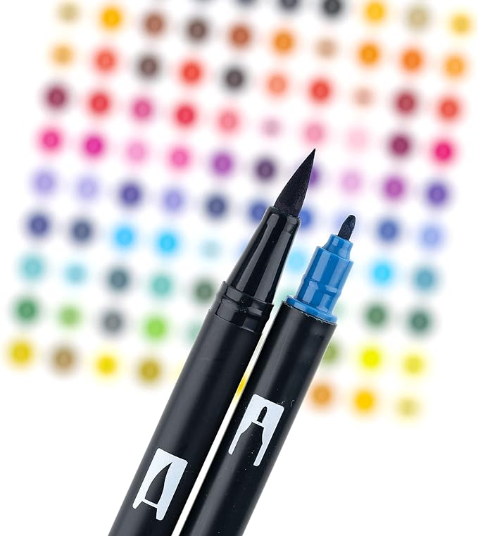 Tombow 56186 Dual Brush Pen Art Markers, Brush and Fine Tip Markers - Image 4