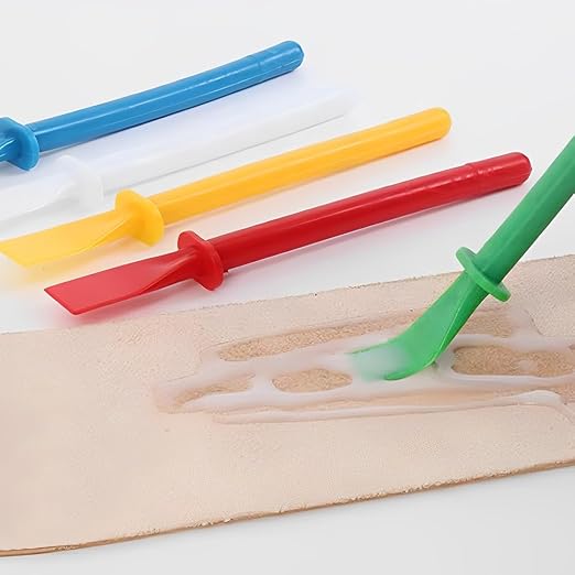 5Pcs Colored Plastic Smear Spreaders, Mini Glue Sticks, Easy Clean Glue Scrapers - Image 7