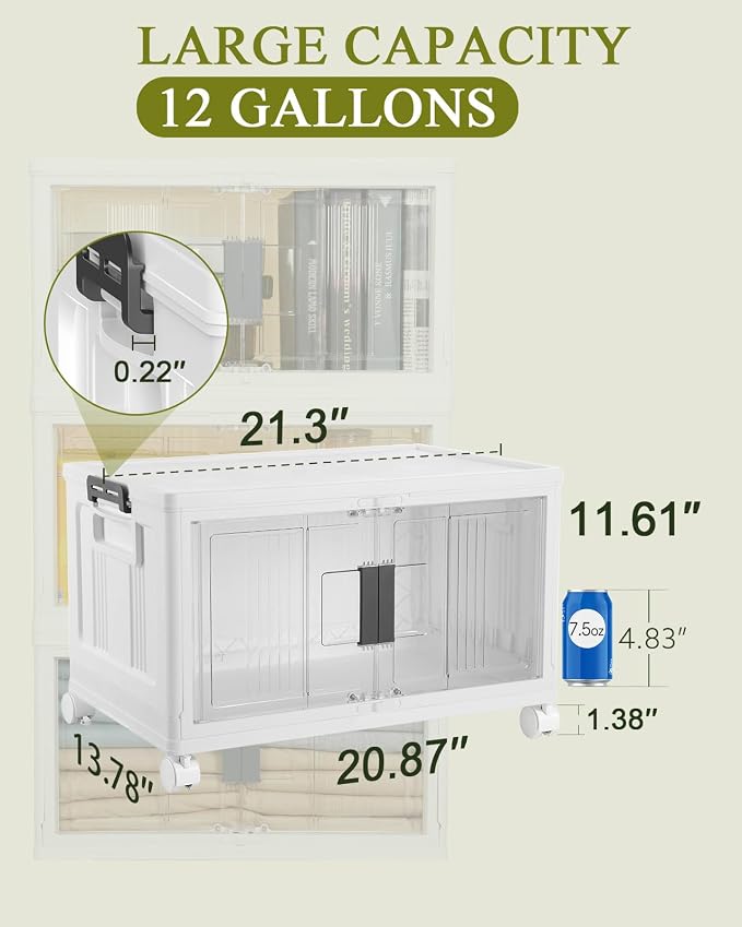 OlarHike 144QT Lockable Storage Bins - Image 9