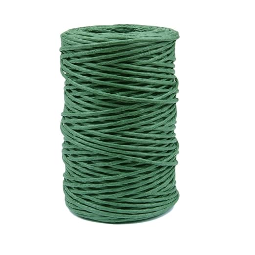 Floral Wire, Rustic Paper Wrapped Metal Wire 14 Gauge 164 Feet | Bind Wire Twine by JFFX