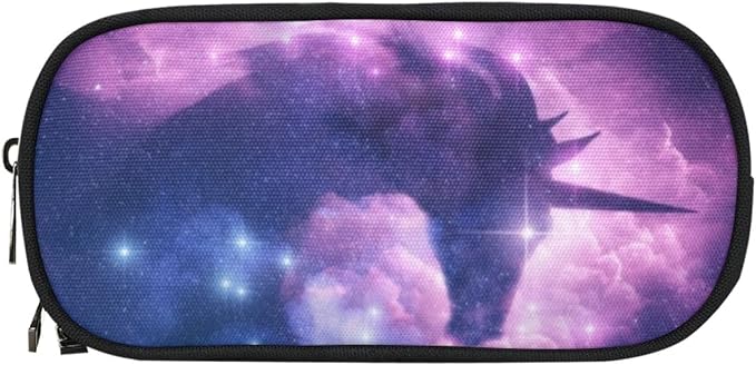 ANANGTEE Purple Galaxy Unicorn Pencil Case Pouch - Image 7