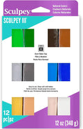 Sculpey III: Polymer Clay: Multipack Naturals - 1oz Packs- Oven Bake Clay by Sculpey