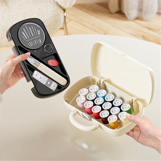 FKOG Sewing Project Kit, 16 Multicolor Thread Spools, and Accessories - Image 3