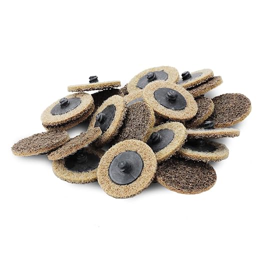 BHA Surface Conditioning Quick Change Discs, 2" Tan (Coarse) Prep Pad - 25 Pack