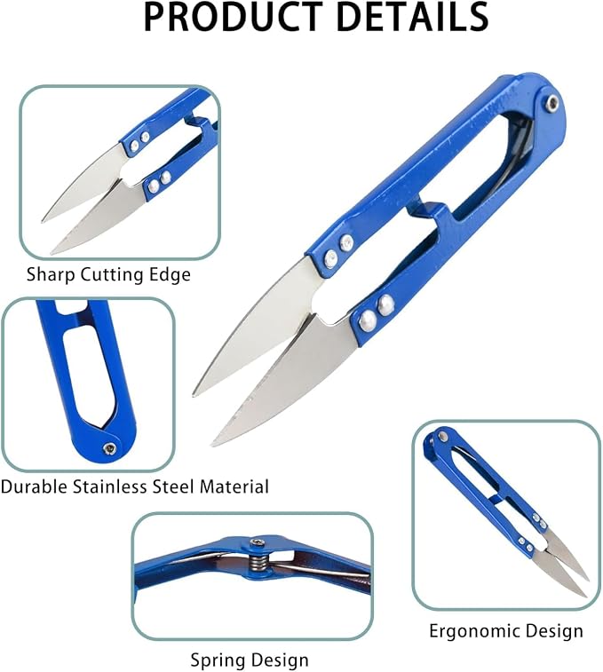 UCEC 24 Pack Thread Snips Sewing Snips Small Scissors, Compact Crochet Thread - Image 2