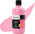 Artecho Pink Acrylic Paint 500ml / 17oz Large Bottle | Semi Glossy Finish by Artecho