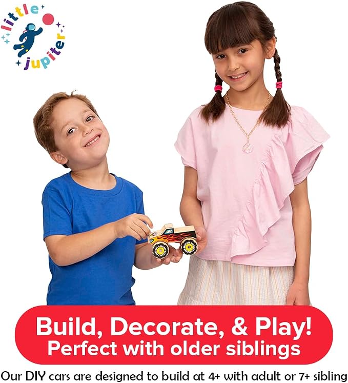 Little Jupiter DIY Wooden Kits w/Stickers - Image 2