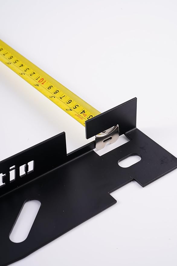 Wheel Alignment Tool Kit 2Pcs, Heavy Duty Toe Alignment Tool Plates with Tape Measures, Car Front End Alignment Tool Companion for Camber Alignment, Fast Accurate DIY Toe Alignment, No assembly, Black