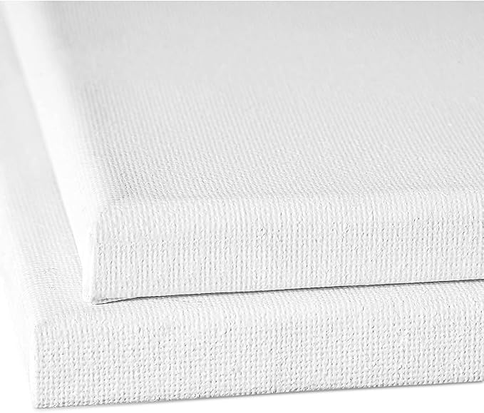 KINGART 805-6 White Stretched Canvas, 100% Cotton, Gesso Primed, - Image 7
