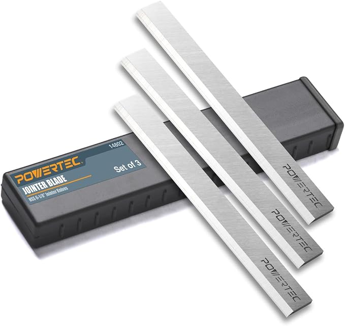 POWERTEC 6-1/8 Inch Jointer Blades by POWERTEC