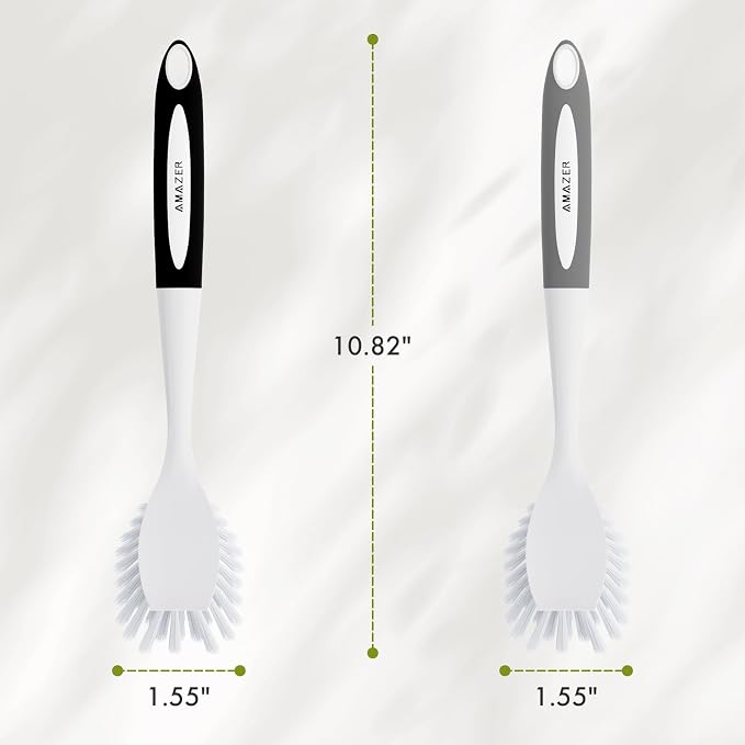 Amazer Dish Brush, 2 Pack Dish Scrubber - Image 2