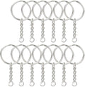 150 Pcs NANSSY 1 Inch/25mm Split Keyrings by NANSSY