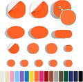 45PCS Nylon Repair Patch Self-Adhesive Pre-Cut Fabric Patch Down Jacket Repair Patches for Puffer Jackets Tenacious Tape Polyester Waterproof Lightweight Tent Repair Patch for Clothes Bag(Orange)