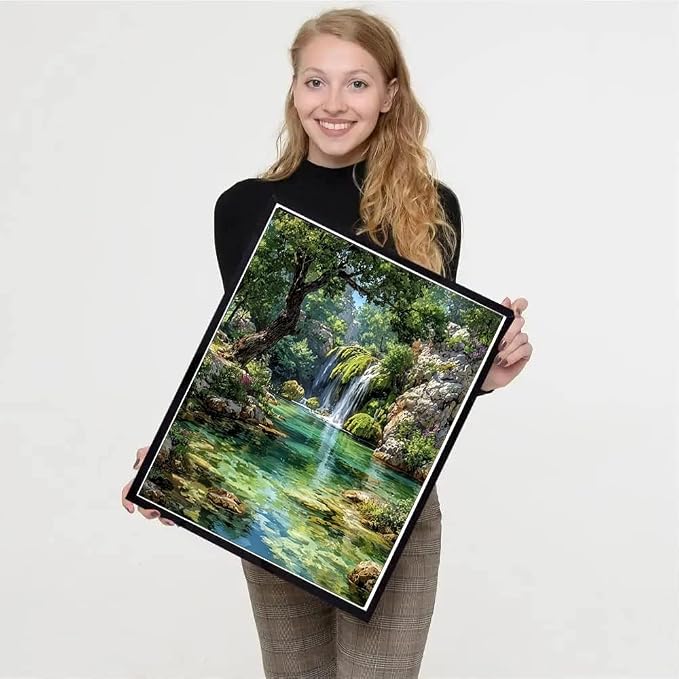 WUDWL Diamond Art Kits for Adults Beginner, DIY Landscape Painting Diamond - Image 2