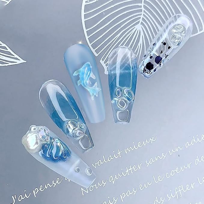 100Pcs Colorful Mini Shiny Miniature Resin Goldfish Figurines, Mermaid Fish - Image 8