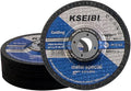 KSEIBI 1/8-Inch Metal Cutting and Grinding Disc Depressed Center Cut Off Grind Wheel (4 inch - 10-Pack)