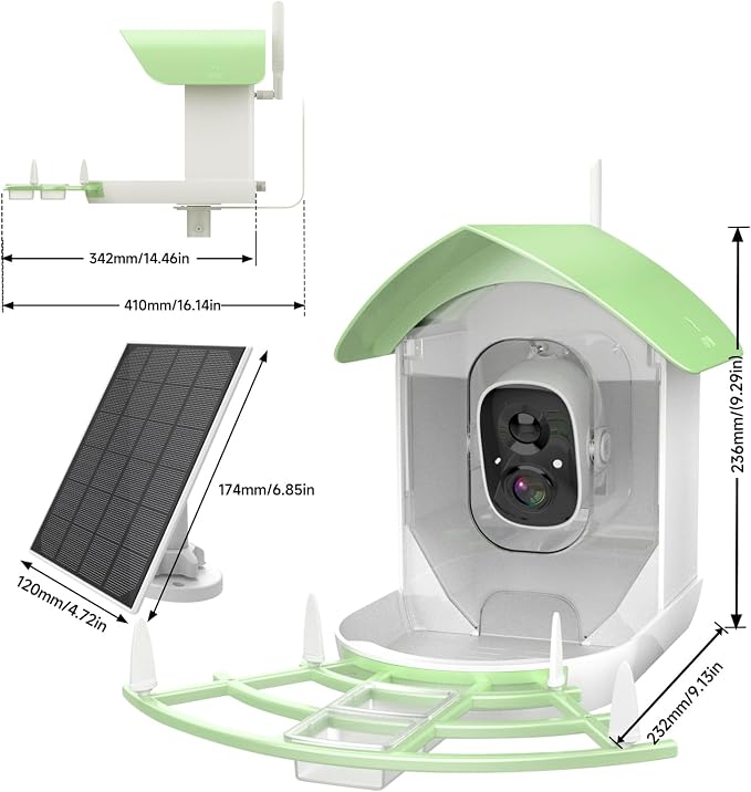 Bird Feeder with Camera, Smart AI Birds Breed Recognition, Birds Motion - Image 8