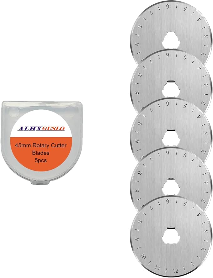 45mm Rotary Cutter Blades 5-Pack Replacement Blades Fits Fits Fiskars, DAFA - Image 9