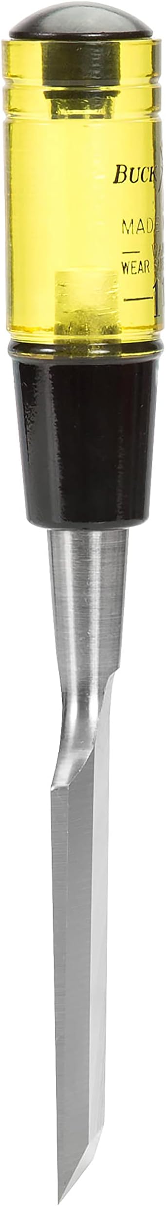 Buck Brothers 120108BC 1-1/2" Wood Chisel Made in USA, For Paring and Finishing Cuts in Carpentry and Woodworking, Tempered Tool Steel Blade, Mallet-Safe Handle