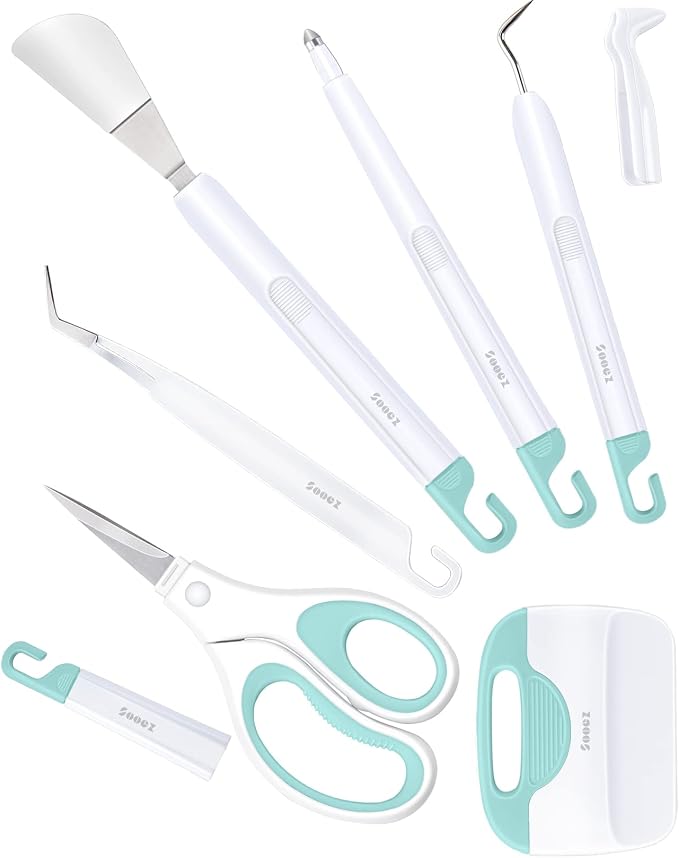 Sooez Weeding Tools for Vinyl, Precision Craft Vinyl Tool Kit, Scoring by Sooez