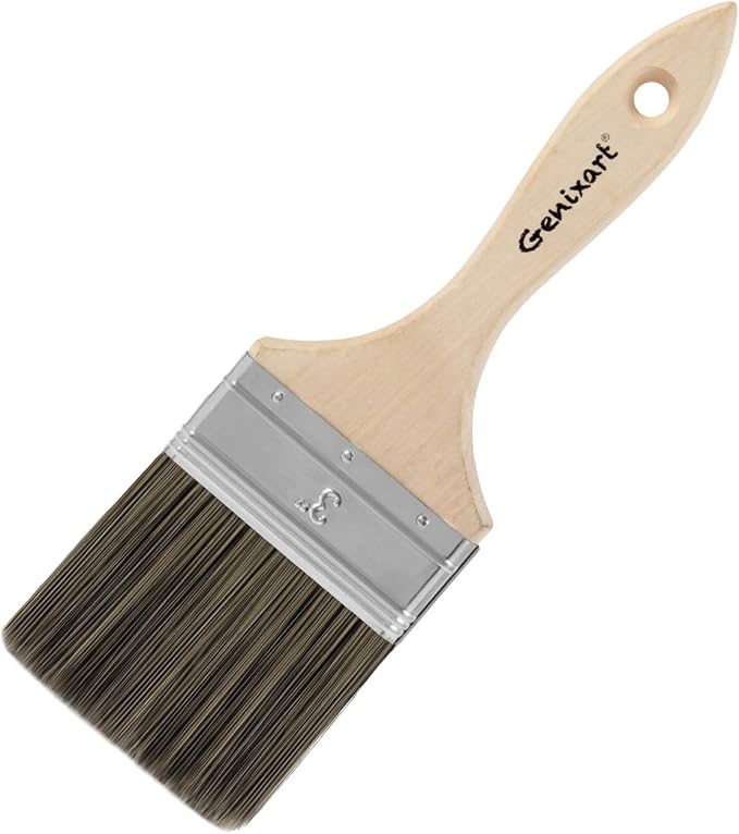 Double Thick Chip Paint Brush, Wood Stain Brushes by Genixart