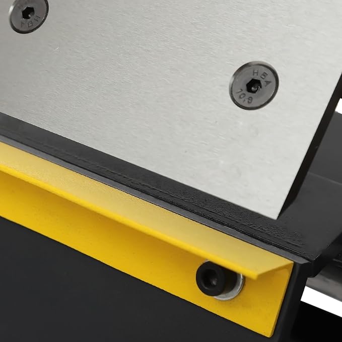 24" Box and Pan Brake W-2420A Sheet Metal Brake 0-135° Metal Steel Bender 20 Gauge Mild Steel Pan and Box Brake with Adjustable Removable Fingers Pan Box Brake for Metal Bending