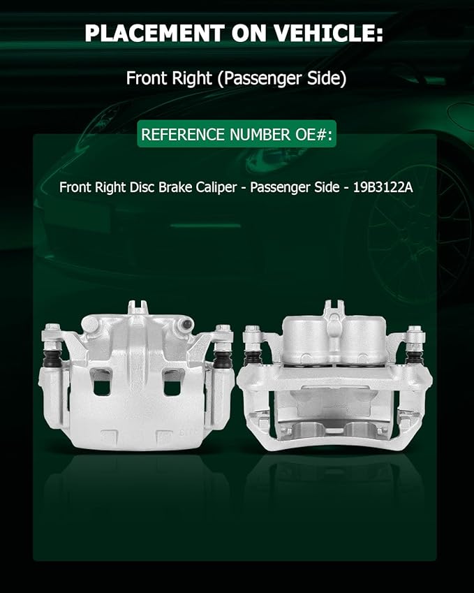 SCITOO 19B3122A Front Right Disc Brake Caliper Assembly w/Bracket For Nissan For Frontier 2005-2019,For Nissan For Pathfinder 2005-2012,For Nissan For Xterra 2005-2015,For Suzuki For Equator 2009-2012