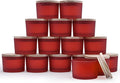 SHOWIN Thick Candle Jars for Making Candles 16 Pcs, 4 OZ Empty Jars by Showin