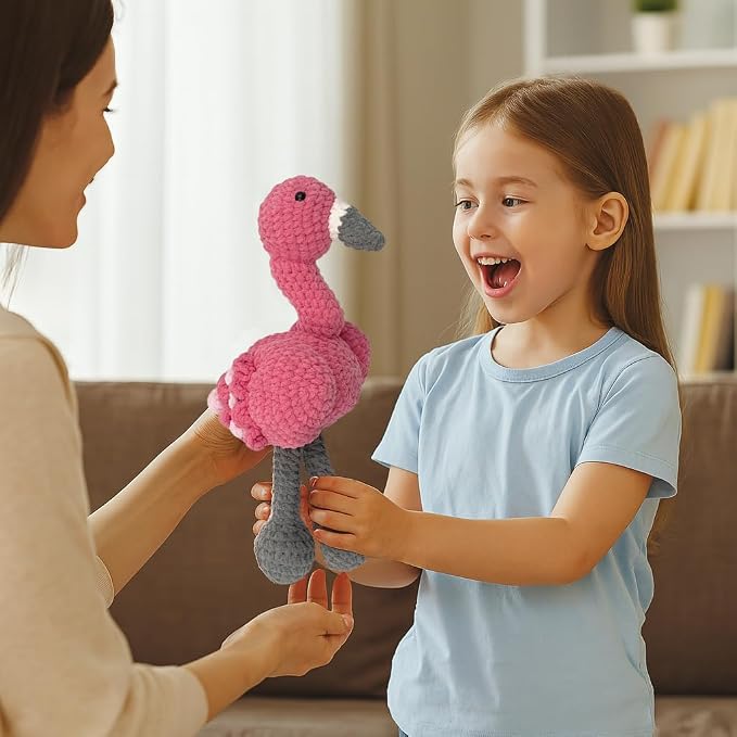 Noocro Flamingo Amigurumi Crochet Kit - Image 7