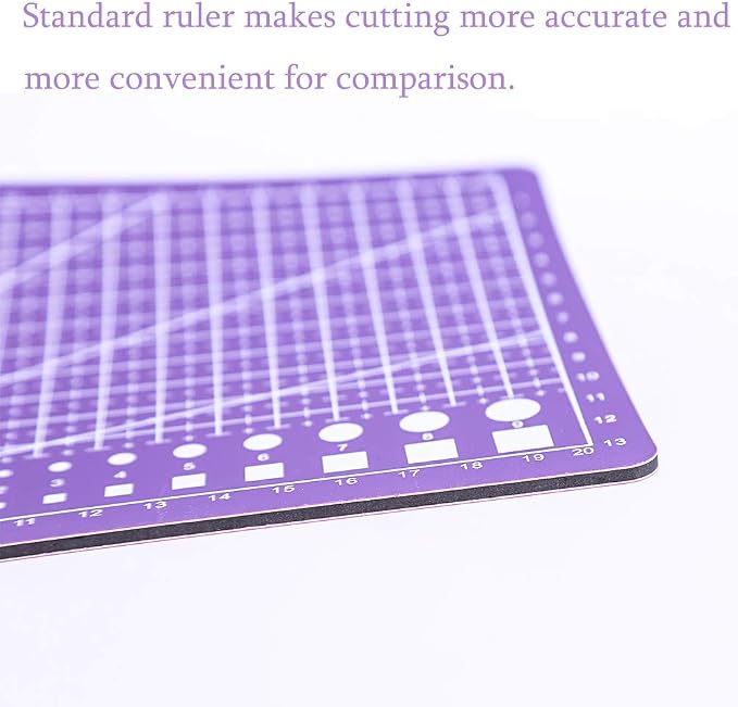 A5 Self Healing Cutting Mat Double Sided, 8.5in×6in Small Cutting Mat Craft - Image 4