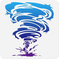 11.8"x11.8" Tornado Wall Stencil Templates Reusable Plastic Stencils by Doodlream