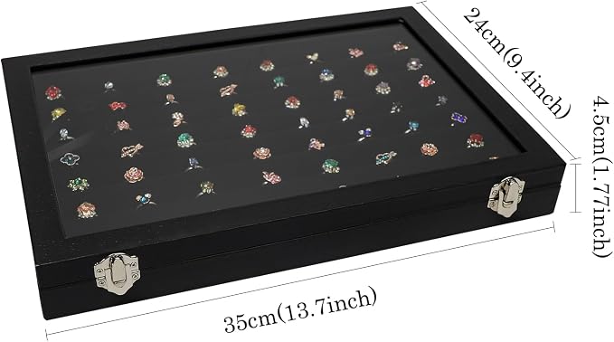 Wudygirl 7 Slots Ring Holder Organizer Box - Image 6