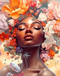 Clendo DIY African Woman Paint by Numbers by Clendo