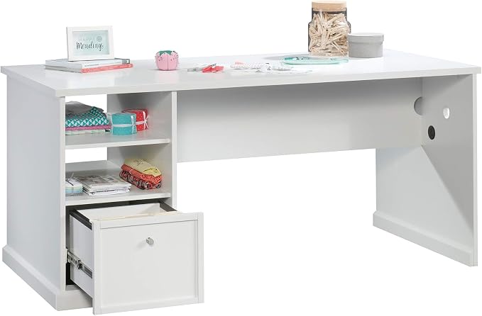 Sauder Craft Pro Series Craft Table/ Pantry cabinets, in White finish - Image 17