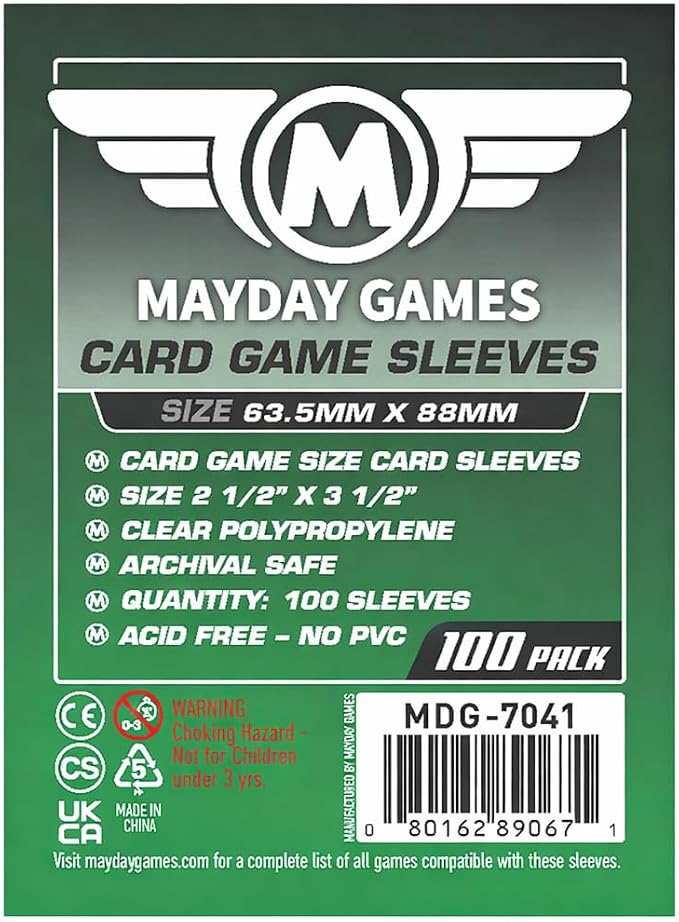 Mayday Games Dead of Winter Game Accessory- Standard Card Sleeve Bundle by MAYDAYGAMES