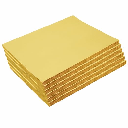 Colorations 9" x 12" Mediumweight Yellow Construction Paper by Colorations