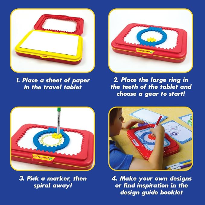 Spirograph Jr. — Jumbo Sized Gears Classic Retro Toy - Image 6