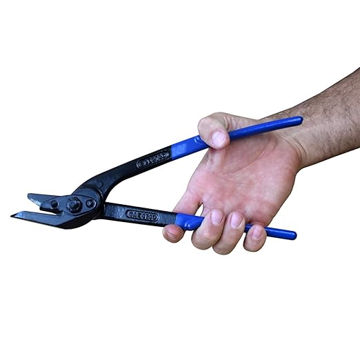 IDL Packaging Round Packages Strapping Tool Set for 3/4" Steel Strapping, 1700 lbs Break Strength – Tensioner, Sealer, Cutter for Metal Banding – Packaging Strapping Tool Kit to Secure Heavy Packages